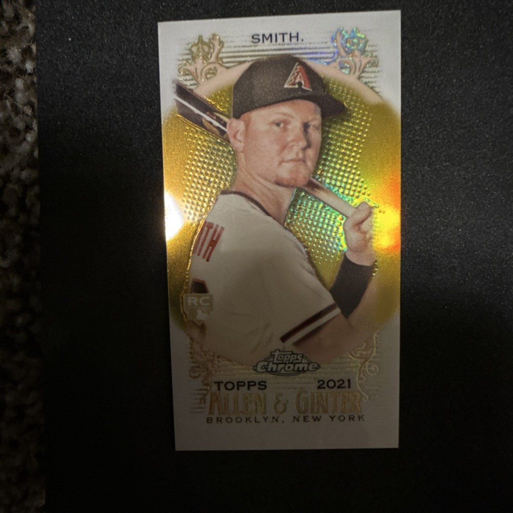 2021 Topps Allen & Ginter Chrome Mini Gold Refractor /50 Pavin Smith Rookie RC