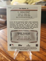 Topps 2026 Topps Chrome Past to Present Ripken Jr./Henderson Orioles PTP-18