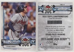 2018 Topps Home Run Challenge Promotion Freddie Freeman #HRC-FF mr0