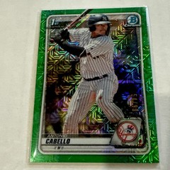 2020 Bowman Chrome Prosp Antonio Cabello #BCP-85 Green Mojo Refractor #54/99 RC
