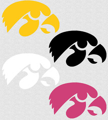 Iowa Decal Sticker Logo