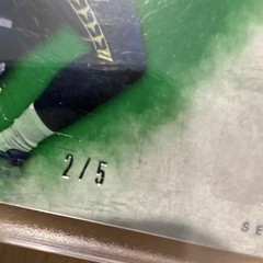 Panini 2016 Origins Alex Collins RC Auto Logo Patch Green /5 Seahawks RJPA-AC!!!