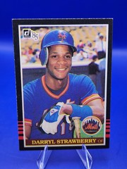 Darryl Strawberry 1985 Donruss #312 New York Mets – A64