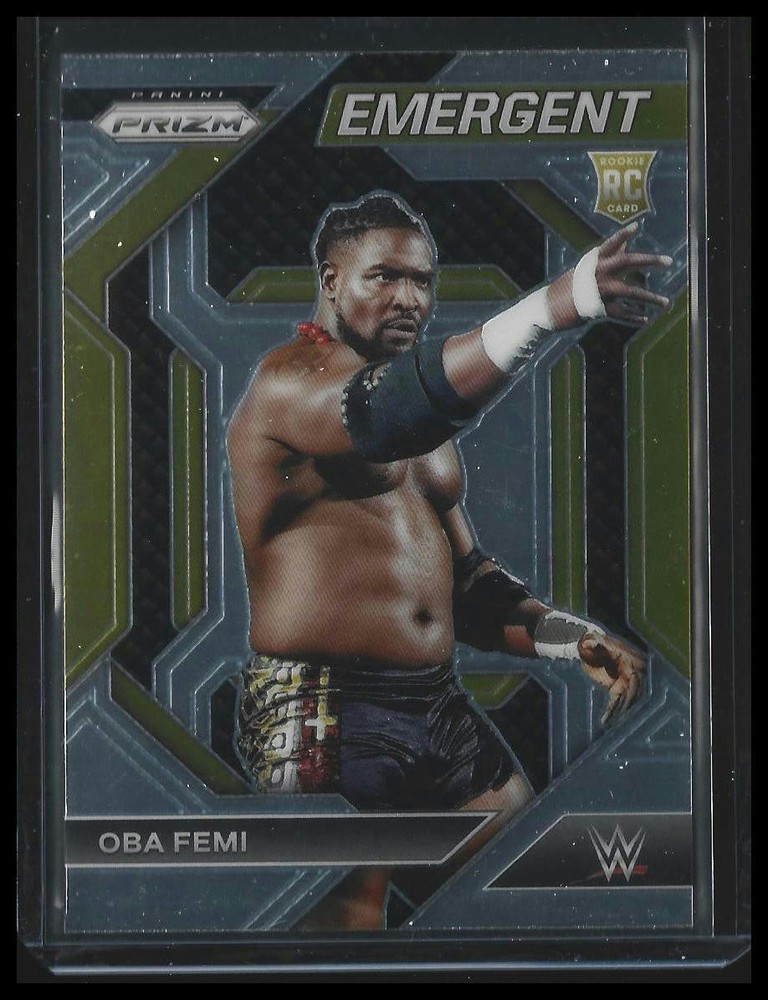 Oba Femi – 2024 Panini Prizm WWE – Emergent #16