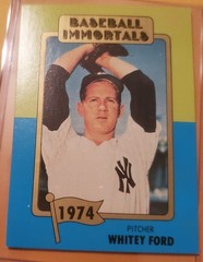 1980 Baseball Immortals #144 Whitey Ford New York Yankees