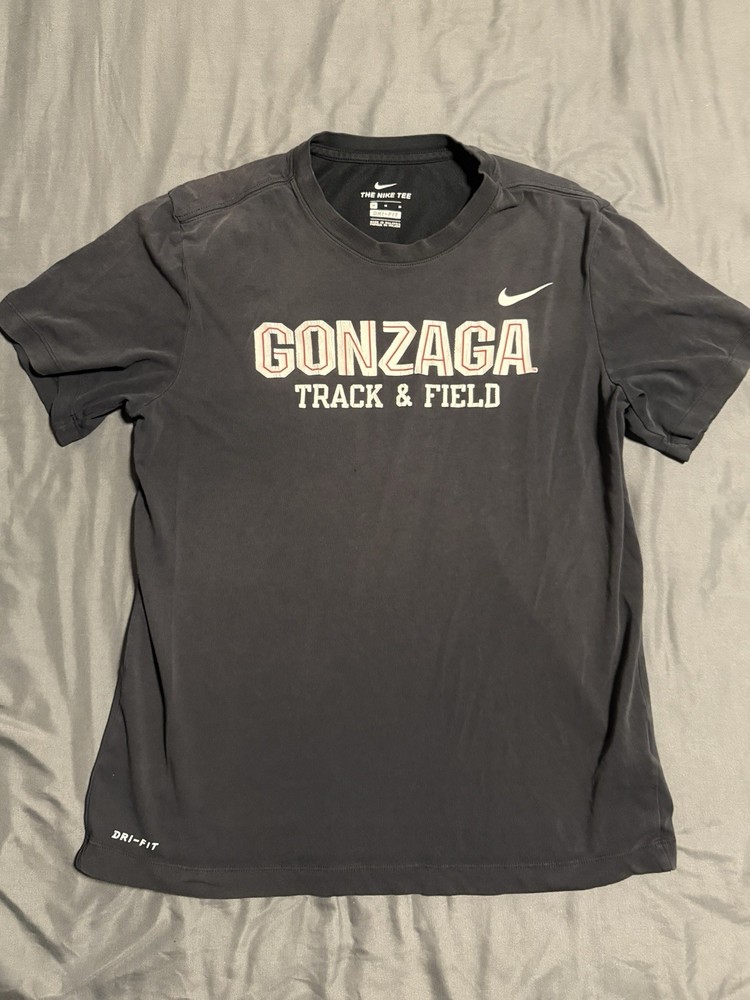 Nike Gonzaga Bulldogs Zags Track and Field Shirt Medium Size M