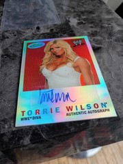 2007 Topps WWE eTopps Chrome Refractor ETW-7 Torrie Wilson Autograph 549/867
