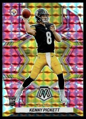 2022 Mosaic Pink Camo Prizms Kenny Pickett Pittsburgh Steelers #270