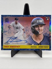 2025 Topps Chrome PLATINUM Trey Sweeney ON CARD AUTO /99 SP RC No. CPA-TSW 📈📈