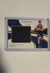 2018-19 Panini Immaculate Collection – The Standard Grayson Allen #ST-GAL /99 RC