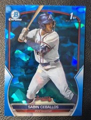 2023 Bowman Chrome Draft Sapphire Edition – Sabin Ceballos #BDC-110 (RC)