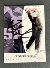 Fred Couples Signed 2002 Upper Deck SP Game Used Autograph Golf Card 9
