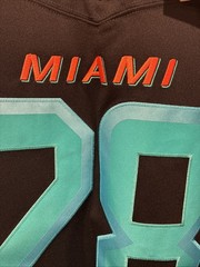 NWT De’Von Achane #28 Jersey Miami Dolphins Adult XL Rivalry Edition 2025