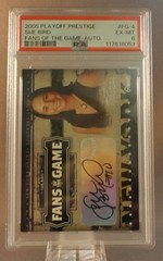 2005 PLAYOFF PRESTIGE FANS OF THE GAME AUTOGRAPH #FG-4 SUE BIRD – PSA EX-MT 6