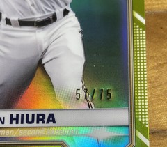2021 Bowman Chrome #40 Keston Hiura Yellow Refractor /75 Free Shipping