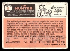 1966 Topps Jim Hunter #36 FR Kansas City Athletics