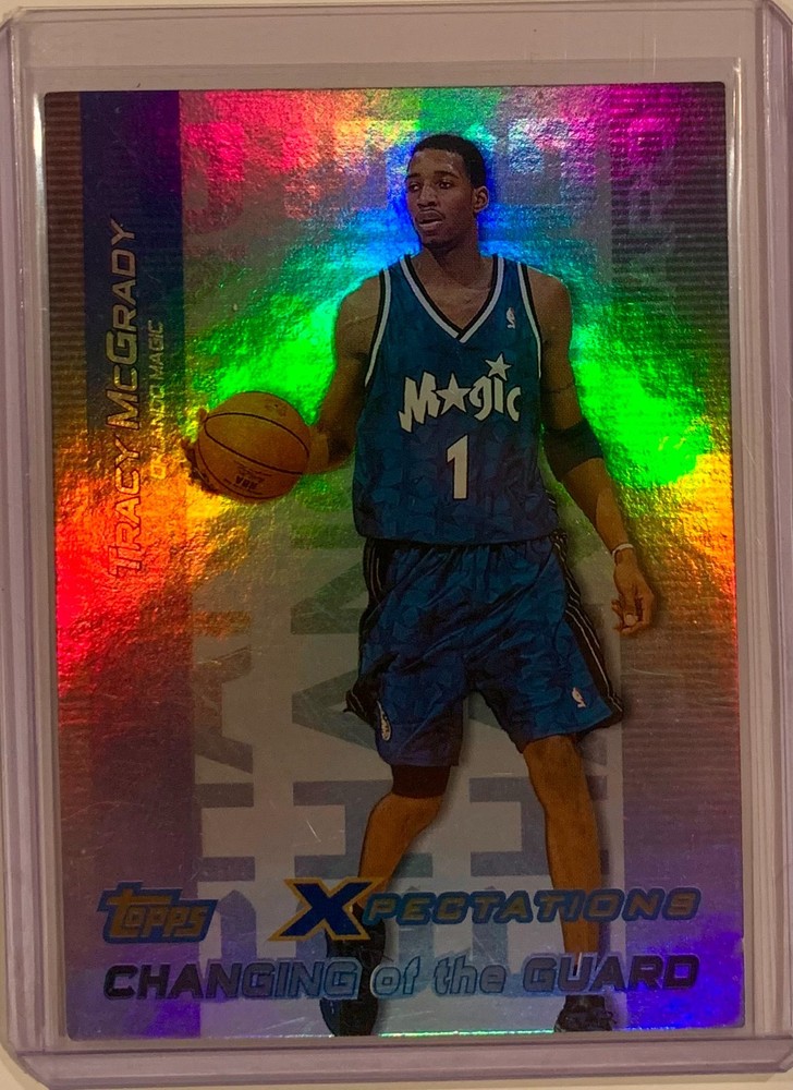 Tracy McGrady 2001 Topps Xpectations Changing Of The Guard #CG4 Magic