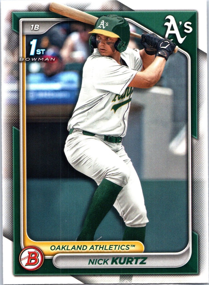 2024 Bowman Draft #BD-56 Nick Kurtz Oakland Athletics