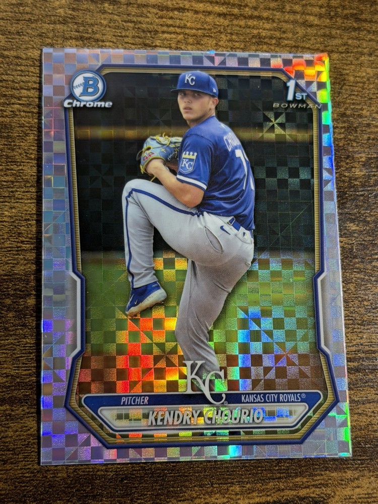 KENDRY CHOURIO 2026 Bowman #BCP-7 1st Chrome Silver Mini Diamond Refractor