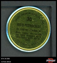 1971 Topps Coins #30 Rico Petrocelli Red Sox 5 – EX