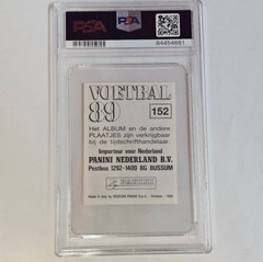 1988-89 Panini Voetbal 89 #152 Romario De Souza Faria Graded PSA 6 PSV Brazil