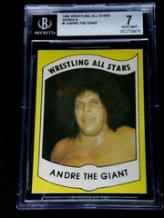 ANDRE THE GIANT 1982 WRESTLING ALL STARS ROOKIE CARD #1 BGS 7 BECKETT NEAR MINT!