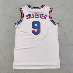 Space Jam Tune Squad Team Jersey White – Full Looney Tunes Squad Graphic