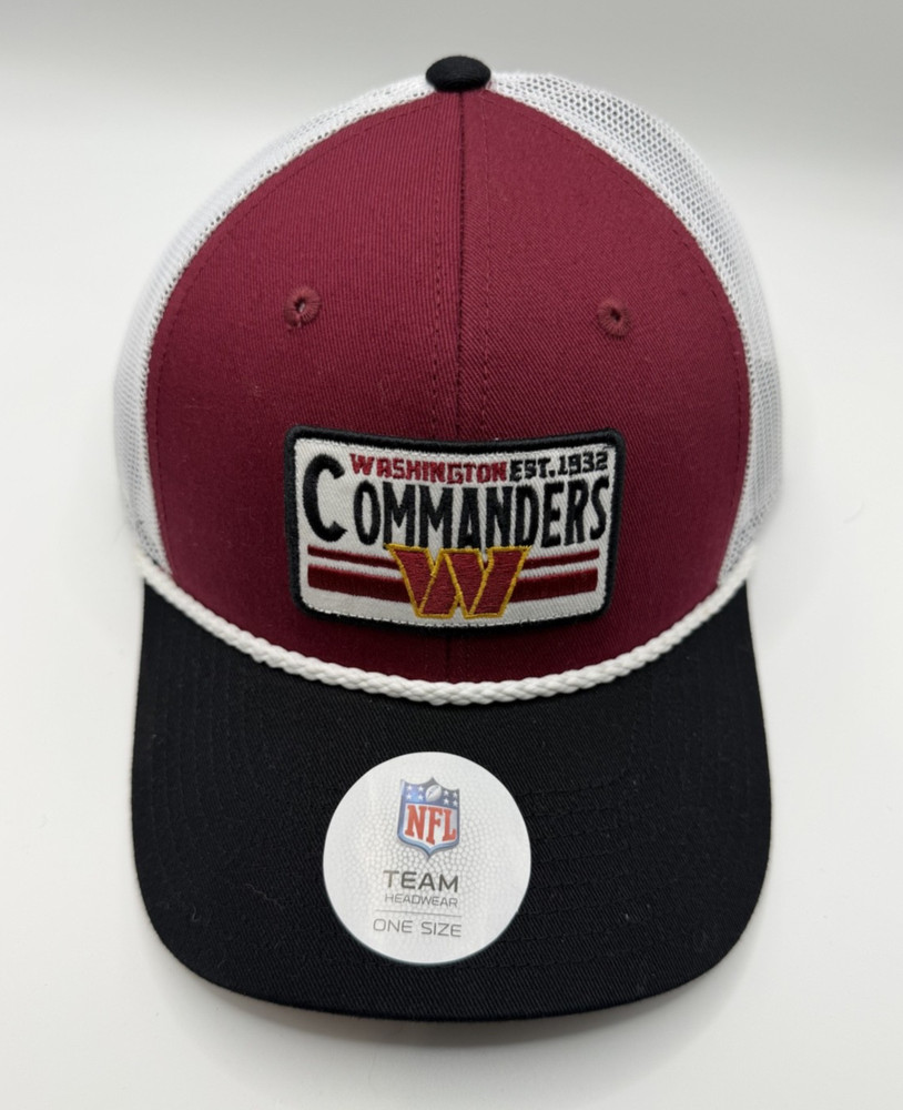 Washington Commanders-NFL Patch/Rope Trucker Snapback Hat/Cap-NWT