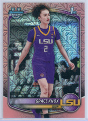 Grace Knox Rose Gold Mojo 1/1 2025-26 Bowman Chrome Prospect 1st #BCP-48