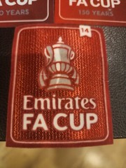 FA CUP PATCH ANY PLAYER ANY TEAM / FA CUP 150 YEARS PREMIER LEAGUE BADGE