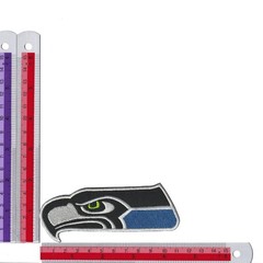 Wholesale Seattle Seahawks Logo Size 4.3 inch x 1.5 inch Sew Iron on Patches