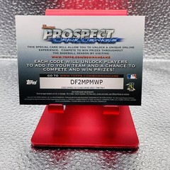 2012 Bowman #NNO N/A Prospect Challenge Code Card