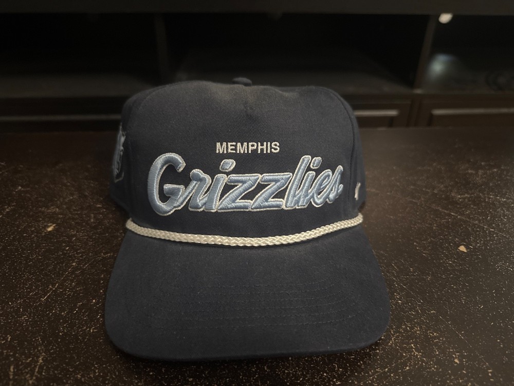 memphis grizzlies 47 brand scripted SnapBack navy blue/baby blue