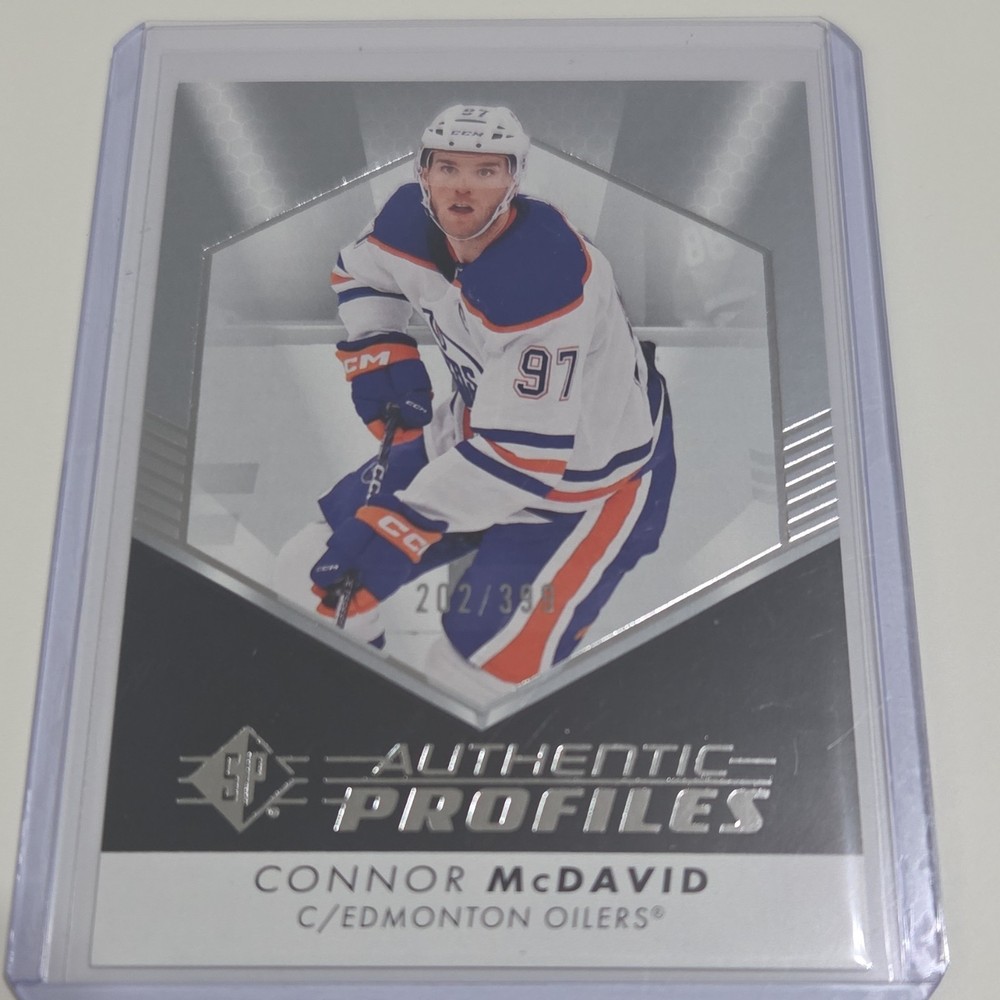 Upper Deck SP Retail Authentic Profiles AP-1 Connor McDavid Oilers /399