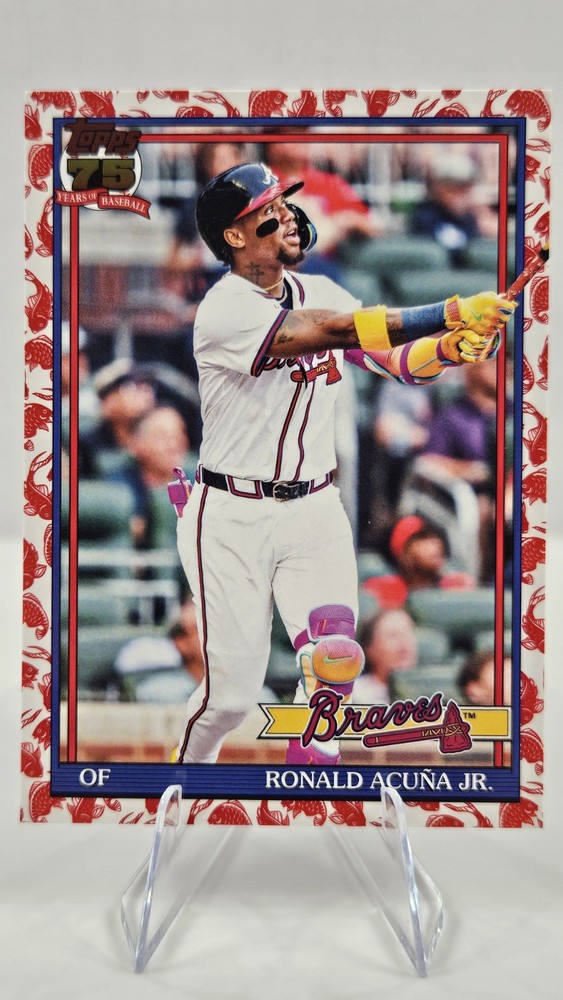 Ronald Acuna Jr. 2026 Topps Series 1 Japan Edition Koi Fish《Sharp》1991 Braves 🔥