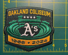 Oakland A&rsquo;s Athletics patch oakland coliseum patch Oakland Coliseum iron or 4&Prime;