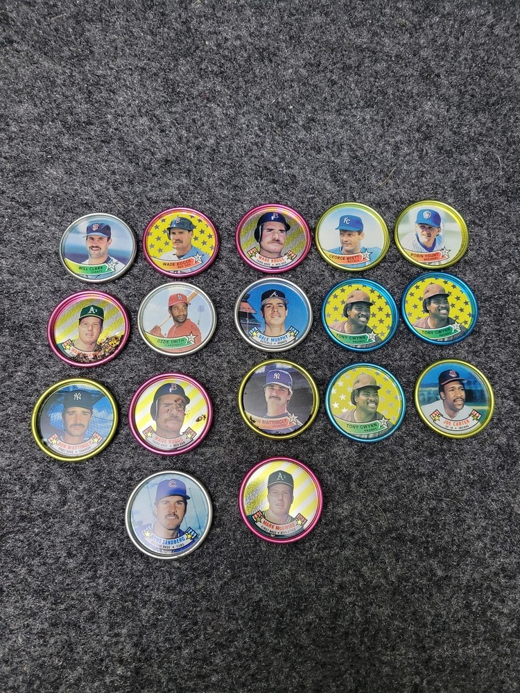 Topps Coins Lot 17 MLB Baseball Metal Stars Will Clark Tony Gwynn Boggs