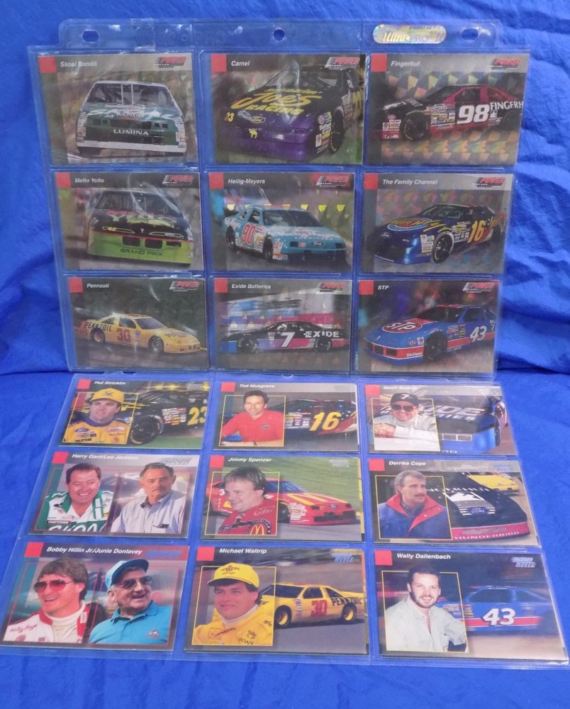 NASCAR Trading Cards 1994 Pro Set w/ Prism Previews in Sleeves x 24