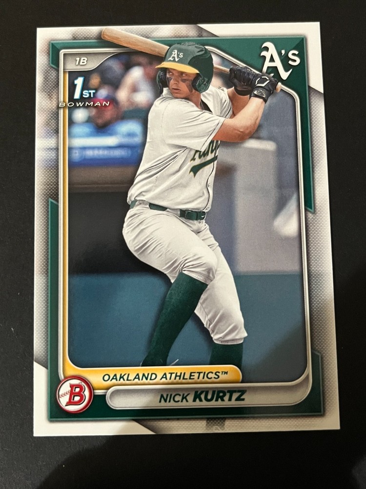 2024 Bowman Draft Nick Kurtz 1st Prospect #BD-56 Athletics