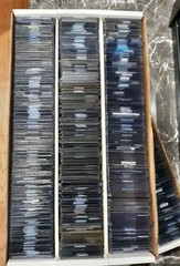 LOT OF 250 USED TOPLOADERS VARIOUS BRANDS WITH OR WITHOUT TAPE, MARKERS TAGS ETC