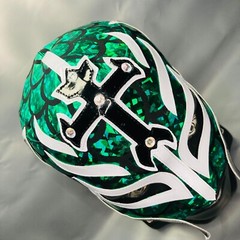 Mysterio Handmade Semi Professional Grade Luchador Wrestling Adult Mask Green