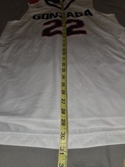Nike Gonzaga Bulldogs #22 Basketball Jersey White Men’s Large Stitched FA16