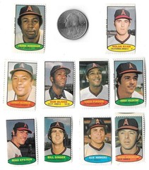1974 Topps Stamps CALIFORNIA ANGELS Team set w/ Nolan Ryan
