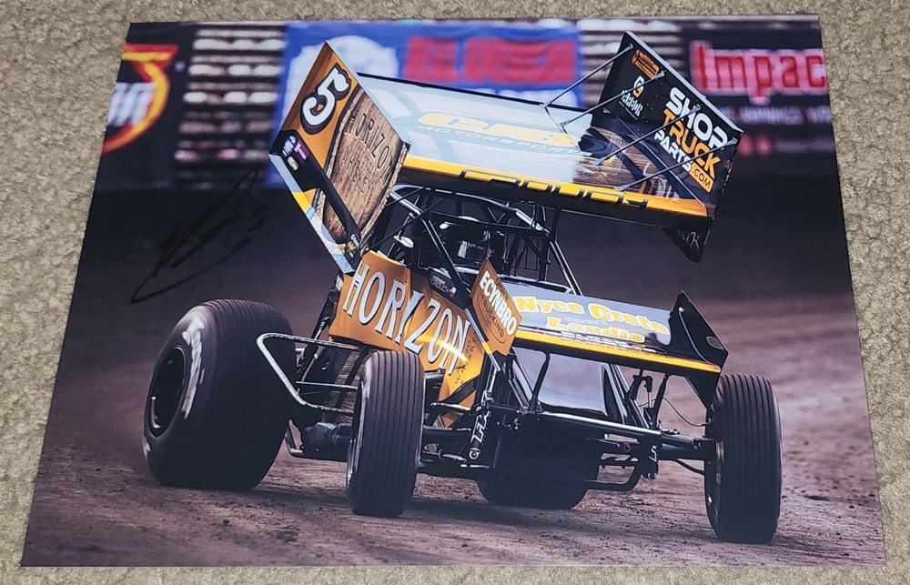 BRENNAN CROUCH ***SIGNED*** #5 HORIZON WHISKEY SPRINT 8X10 GLOSSY PHOTO&rsquo;S #N4W