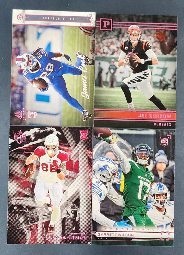2022 Panini Chronicles Football PINK INSERTS You Pick – 2 Card Minimum