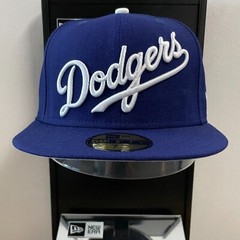 MLB – Los Angeles Dodgers Script Logo 59FIFTY Fitted New Era Cap – Royal Blue