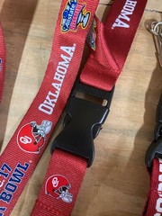 Oklahoma Sooners Lanyards – Pair of 2 – OU – 2017 Sugar Bowl – Keychain