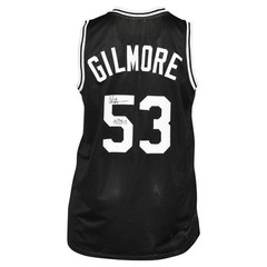 Artis Gilmore Signed HOF 11 Inscription San Antonio Pro Black Basketball Jersey