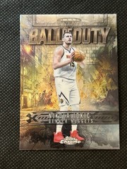 2025-26 Topps Chrome Basketball Nikola Jokic Ball of Duty Insert #BD-3