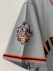 Vintage Tim Lincecum 2010 San Francisco Giants World Series Grey gray throwback